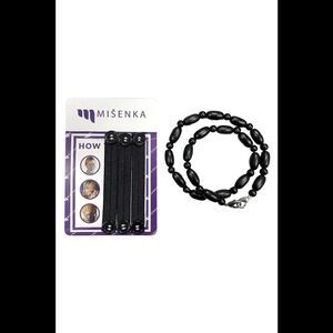 Misenka Face 2-pack Covering Holder & Ear Guards Set Black